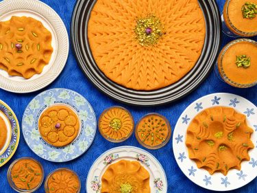 حلوای شیر خشک - طرز تهیه حلوای عربی - تجارت فود